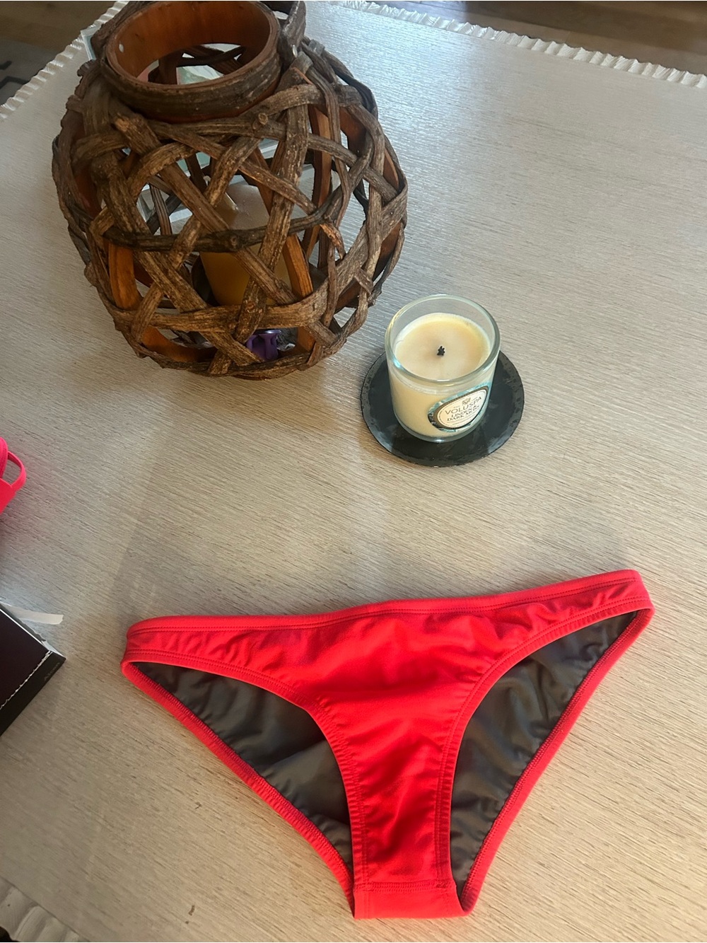 Women's pink Jolyn Midl Bikini Bottom